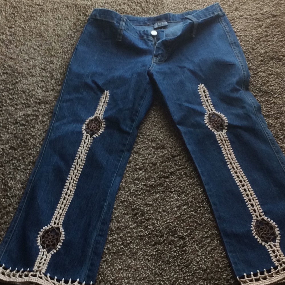 Cropped jeans